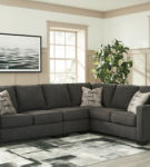 Signature Design by Ashley Lucina 3-Piece Sectional-Charcoal