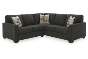 Signature Design by Ashley Lucina 2-Piece Sectional-Charcoal