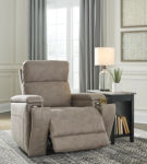 Signature Design by Ashley Rowlett Power Recliner-Fog