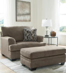 Signature Design by Ashley Stonemeade Oversized Chair and Ottoman