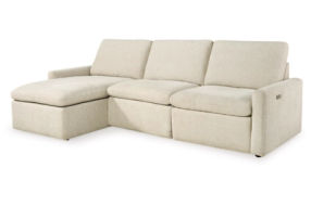 Hartsdale 3-Piece Left Arm Facing Reclining Sofa Chaise-Linen