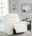 Signature Design by Ashley Warlin Power Recliner-White