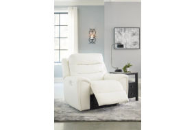 Signature Design by Ashley Warlin Power Recliner-White