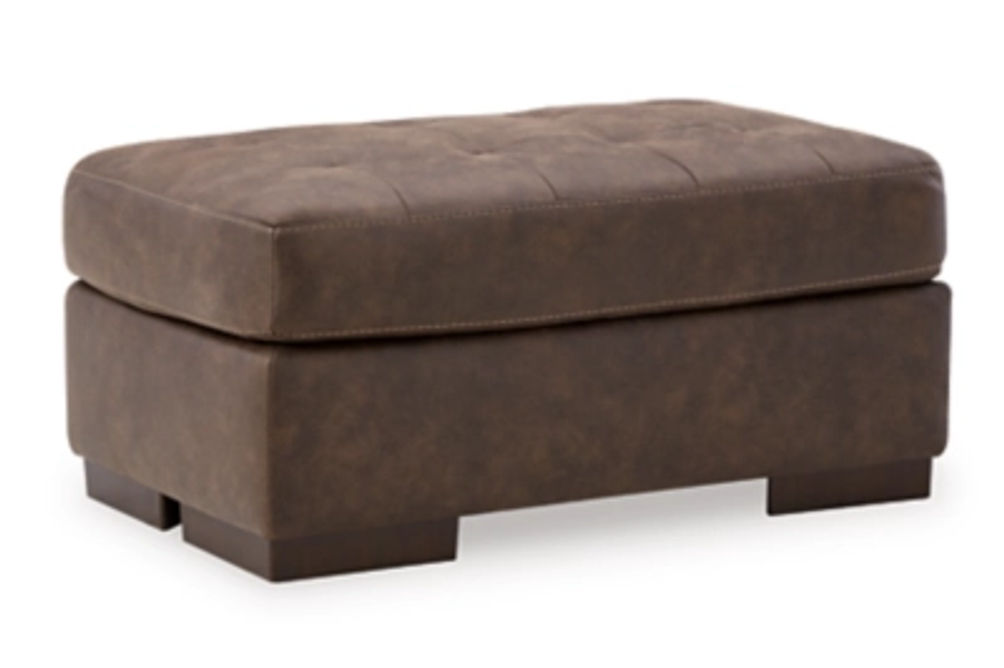 Signature Design by Ashley Maderla Sofa, Loveseat, Chair and Ottoman-Walnut