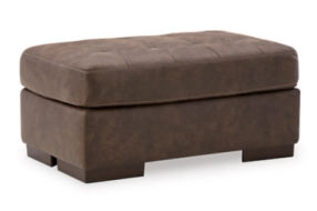 Signature Design by Ashley Maderla Chair and Ottoman-Walnut