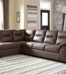 Signature Design by Ashley Maderla 2-Piece Sectional with Chaise-Walnut