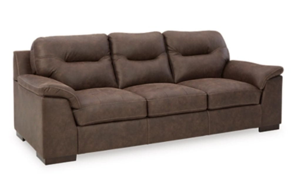 Signature Design by Ashley Maderla Sofa and Loveseat-Walnut