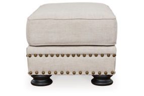 Benchcraft Merrimore Oversized Chair and Ottoman-Linen