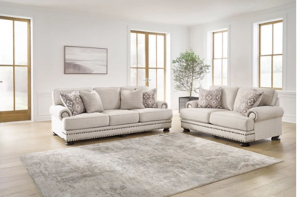 Benchcraft Merrimore Sofa and Loveseat-Linen