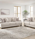 Benchcraft Merrimore Sofa and Loveseat-Linen