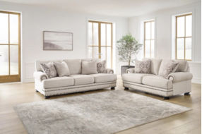 Benchcraft Merrimore Sofa and Loveseat-Linen