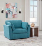 Signature Design by Ashley Keerwick Oversized Chair-Teal