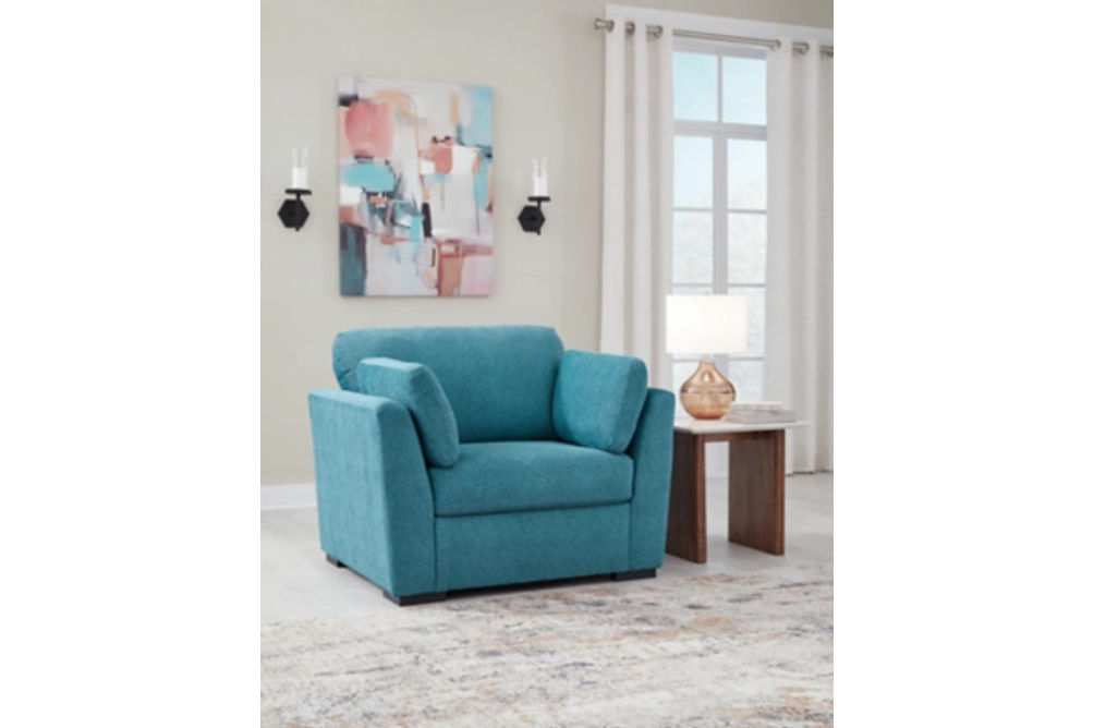 Signature Design by Ashley Keerwick Oversized Chair-Teal