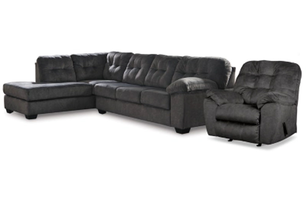 Signature Design by Ashley Accrington 2-Piece Sectional with Recliner