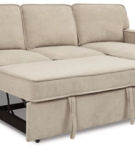 Darton Chaise & Pop Up Bed W/ Storage, Beige