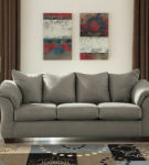 Signature Design by Ashley Darcy Sofa, Loveseat and Recliner-Cobblestone