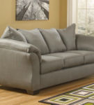 Signature Design by Ashley Darcy Sofa, Chair and Ottoman-Cobblestone