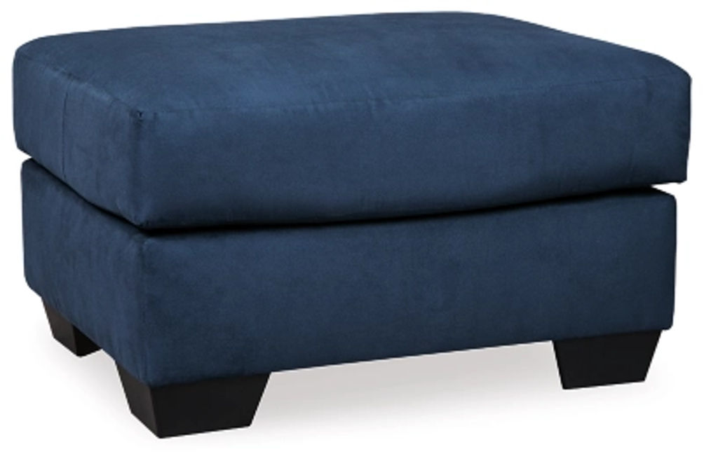 Signature Design by Ashley Darcy Sofa, Loveseat, Chair and Ottoman-Blue