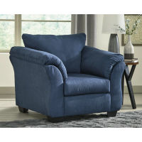 Signature Design by Ashley Darcy Loveseat and 2 Chairs-Blue