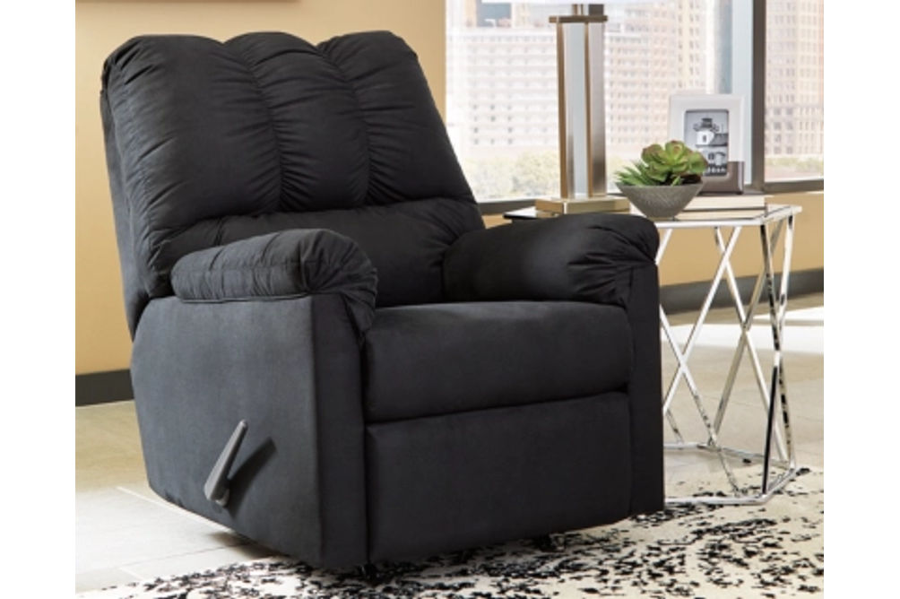 Signature Design by Ashley Darcy Sofa and Recliner-Black