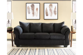 Signature Design by Ashley Darcy Sofa and Recliner-Black