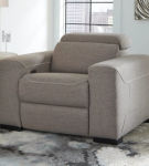 Signature Design by Ashley Mabton Power Recliner-Gray