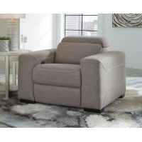 Signature Design by Ashley Mabton Power Recliner-Gray