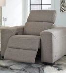 Signature Design by Ashley Mabton Power Recliner-Gray
