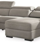 Signature Design by Ashley Mabton 3-Piece Power Reclining Sectional-Gray