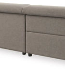 Signature Design by Ashley Mabton 3-Piece Power Reclining Sectional-Gray