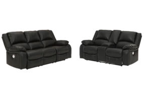 Signature Design by Ashley Calderwell Power Reclining Sofa and Loveseat