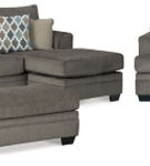 Signature Design by Ashley Dorsten Sofa Chaise, Loveseat, and Ottoman-Slate