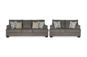 Signature Design by Ashley Dorsten Sofa Sleeper and Loveseat-Slate