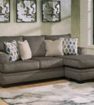 Signature Design by Ashley Dorsten Sofa Chaise, Recliner and Ottoman-Slate