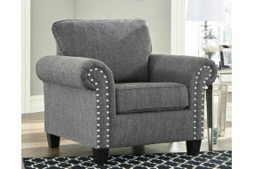 Benchcraft Agleno Sofa and Chair-Charcoal