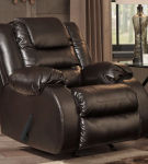 Signature Design by Ashley Vacherie Reclining Sofa and Recliner-Chocolate