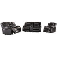 Signature Design by Ashley Vacherie Reclining Sofa, Loveseat and Recliner