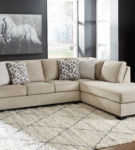 Signature Design by Ashley Decelle 2-Piece Sectional with Chaise-Putty