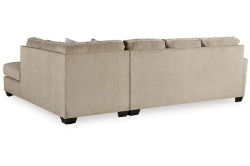 Signature Design by Ashley Decelle 2-Piece Sectional with Chaise-Putty