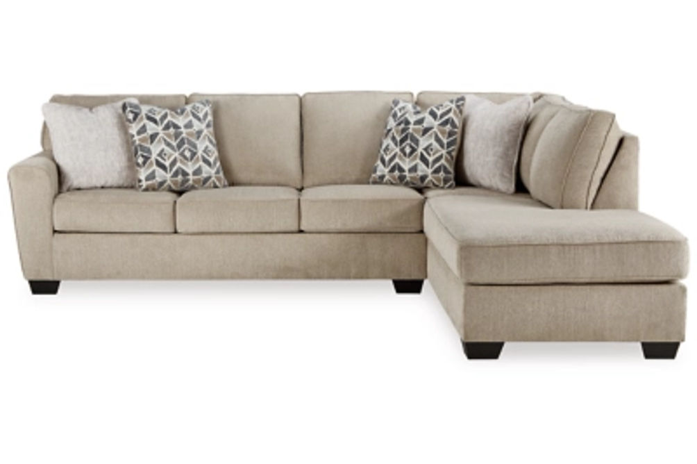 Signature Design by Ashley Decelle 2-Piece Sectional with Chaise-Putty