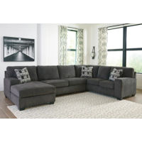 Signature Design by Ashley Ballinasloe 3-Piece Sectional, Recliner and Ottoman