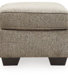 Benchcraft McCluer Chair and Ottoman-Mocha