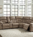 Signature Design by Ashley Ravenel 3-Piece Power Reclining Sectional-Fossil