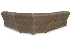 Signature Design by Ashley Ravenel 4-Piece Power Reclining Sectional-Fossil