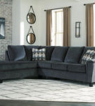 Signature Design by Ashley Abinger 2-Piece Sectional with Chaise-Smoke