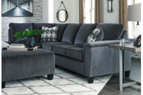 Signature Design by Ashley Abinger 2-Piece Sectional with Chaise-Smoke