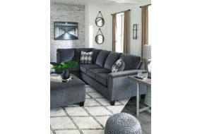 Signature Design by Ashley Abinger 2-Piece Sectional with Chaise-Smoke