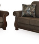 Benchcraft Miltonwood Sofa and Loveseat-Teak