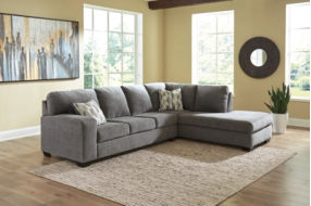 Benchcraft Dalhart 2-Piece Sectional with Chaise-Charcoal