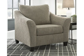 Benchcraft Barnesley Sofa and Oversized Chair-Platinum